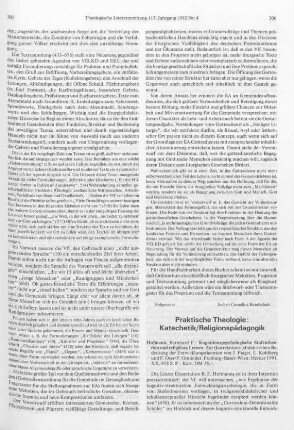 Religionspädagogik, Katechetik