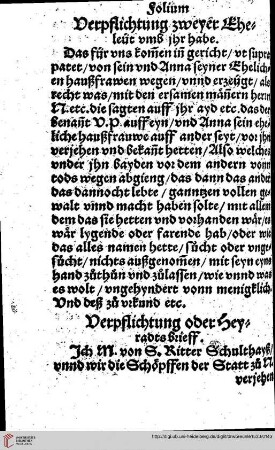 Heiratsbriefe