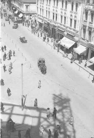 Bukarest: Calea Viktoriei, von oben