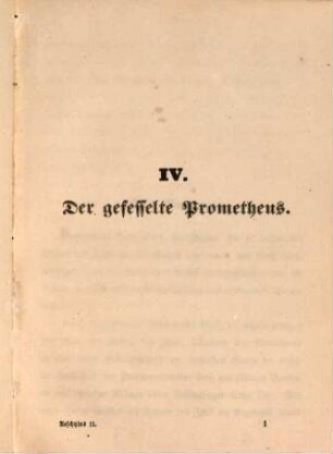 Aeschylos : deutsch in den Versmaßen der Urschrift, 2