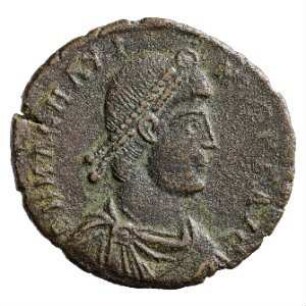 Münze, Aes 2, 25. August 383 - 28. August 388 n. Chr.