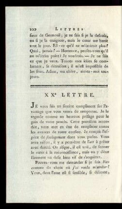 XXe Lettre.