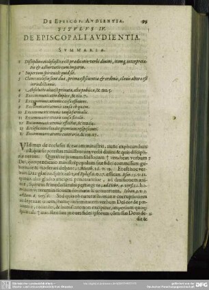 Titulus IV. De Episcopali Audientia