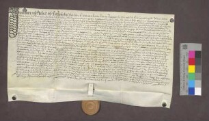 Schuldverschreibung des Hans Senn von Ehrenstetten gegenüber Georg Stiefvater, Kaplan in Kirchhofen.