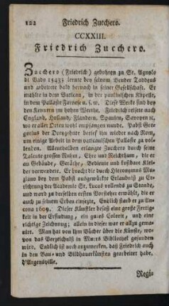 CCXXIII. Friedrich Zucchero