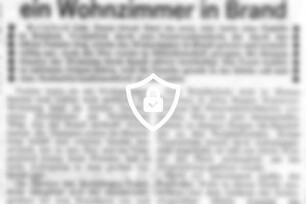 Feuerwerksrakete setzte ein Wohnzimmer in Brand