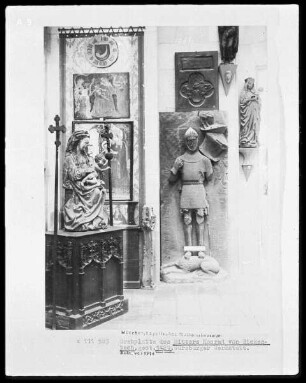 Grabstein des Ritters Konrad von Bickenbach, gestorben 1429