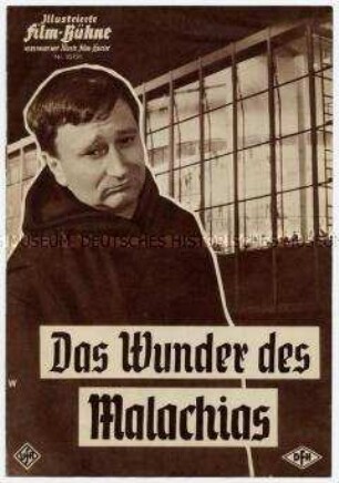 Programm "Illustrierte Film-Bühne" Nr. 5751 zum Film "Das Wunder des Malachias" von Bernhard Wicki