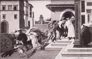 Vier Szenen aus dem Leben des heiligen Zenobius
