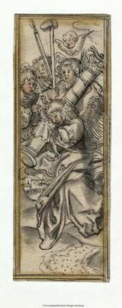 Engel mit Leidenswerkzeugen (Säule, Lanze, Schwamm und Nägel)