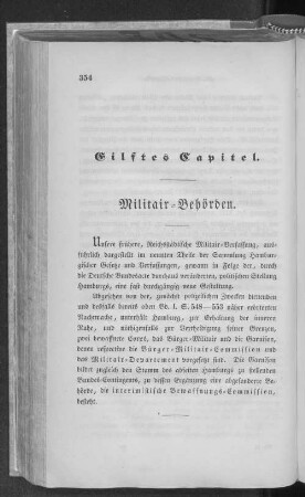 Eilftes Capitel. Militair-Behörden.