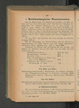 a) Reichswasserstraßen