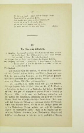 12. Die Provinz Schlesien