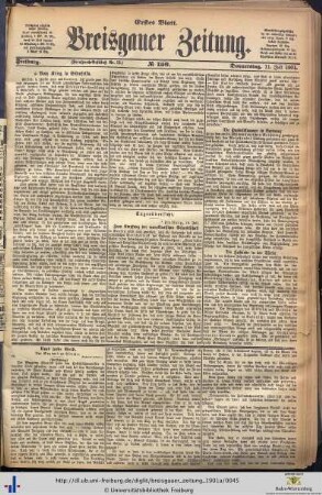 11.07.1901 (Erstes Blatt)