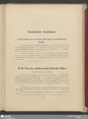 Faunistische Ergebnisse