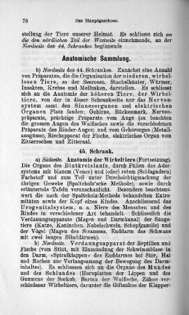 Anatomische Sammlung.