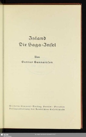 Island, die Saga-Insel
