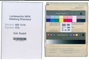 Entnazifizierung Rudolf Koll , geb. 20.10.1907 (Haendler)