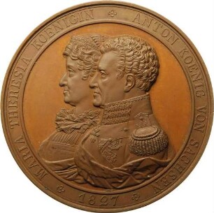 König Anton und Maria Theresia - Huldigung der Städte