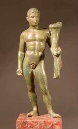 Hellenistische Statuette des Herakles mit Füllhorn