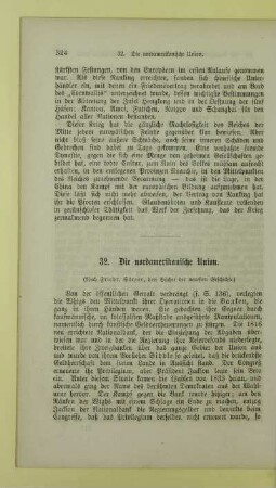 32. Die nordamerikanische Union