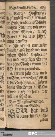Vom Jüngsten Gericht.