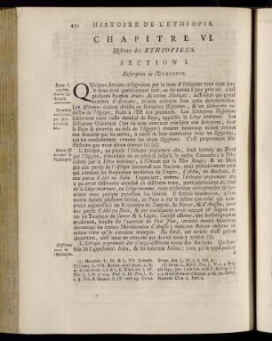 Section I. Description de l´Ethiopie.