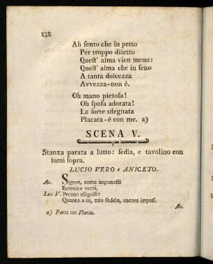 138-148, Scena V.; Fünfter Auftritt. - Scena VIII.; Achter Auftritt.