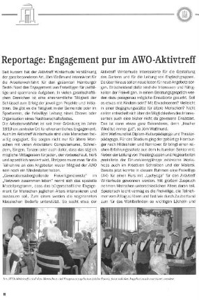 Reportage: Engagement pur im AWO-Aktivtreff