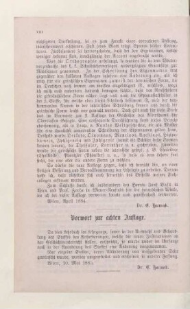 Vorwort zur achten Auflage