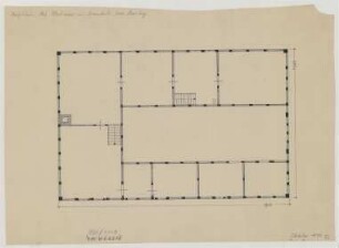 Brenschede (Kreis Arnsberg): Hof Wortmann. Haupthaus (Grundriss)