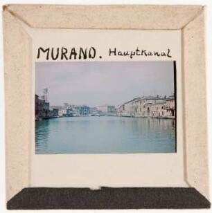 Murano: Hauptkanal (Foto 1943)