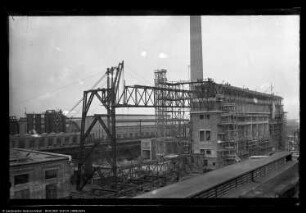 Brücke von Me 3 Dampfkesselhaus nach Me 103 Dampfkesselhaus (Me 2 Kontaktgasanlage, Me 6 Wasserwerk und Luftzentrale)