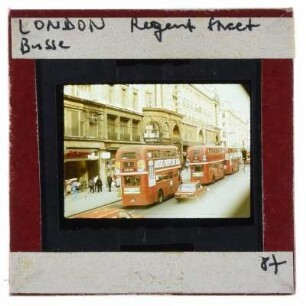 London, Regent Street,Routemaster Bus