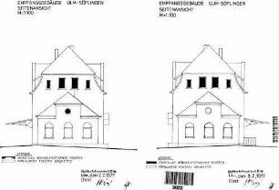 Ulm-Söflingen: Seitenansichten Empfangsgeb.