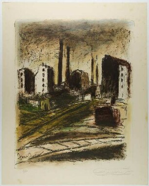 Aus dem Mappenwerk "Erde und Eisen", Adolf Harms Verlag, Hamburg 1921