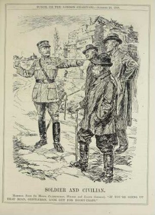 Soldier and civilian