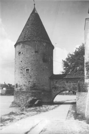Passau. Pulverturm (Scheibling), 1481. Ansicht von Osten