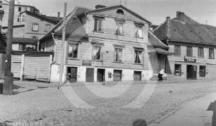 Straßenansicht Wenden mit Bürgerhäusern
