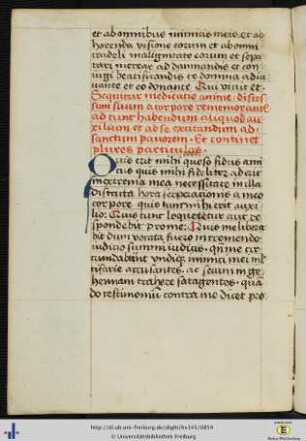 [414v - 419r] Meditatio animae.