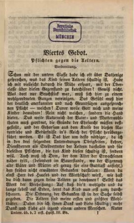 Unterredungen über die zwei ersten Hauptstücke des lutherischen Katechismus, 3. Unterredungen über die Pflichten gegen unsere Nebenmenschen