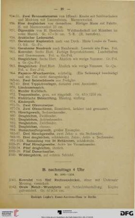 B. nachmittags 4 Uhr (Nr. 1041-1228)