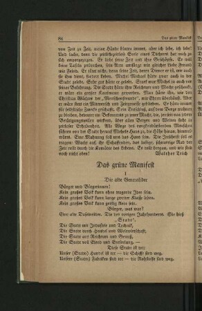 Das grüne Manifest