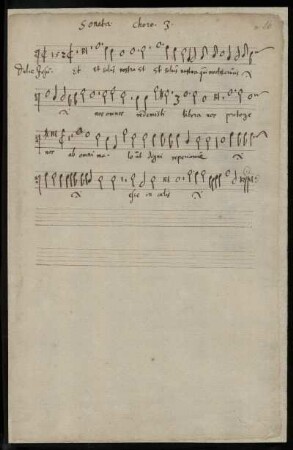 3. Chor: Altus (vokal). Bassus (vokal). Cantus (instr.). Mezzo (instr.). Subbaß (instr.). Tenor (vokal). Basso continuo (per l'organo).