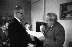 Verabschiedung von Oberschulrat Ewald Kutschkau beim Staatlichen Schulamt Karlsruhe.