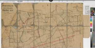Weetfeld (Hamm), Umlegung Weetfeld, Wegenetzkarte