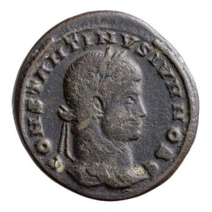 Münze, Follis, Aes 3, 326 - 327 n. Chr.