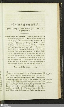 Fünftes Hauptstück. Fortsetzung der Geschichte Johanns des Schrecklichen