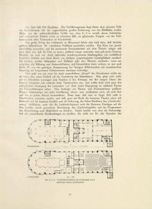 Abb. 15 u. 16. Kammerlichtspiele am Potsdamer Platz. Architekt Franz Schwechten. Erdgeschoss, I. Stockwerk