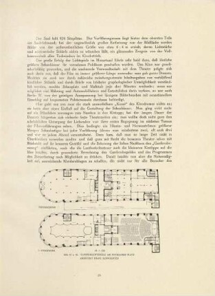 Abb. 15 u. 16. Kammerlichtspiele am Potsdamer Platz. Architekt Franz Schwechten. Erdgeschoss, I. Stockwerk